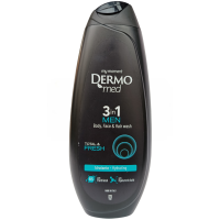 Гель для тіла, обличчя та волосся 3in1 Men Total&Fresh Dermomed 450ml