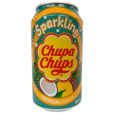 Напій газований зі смаком тропічних фруктів Chupa Chups Tropical 345ml