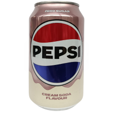 Напій газований без цукру зі смаком крем-соди Pepsi 330ml