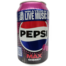 Напій газований без цукру зі смаком вишні Pepsi Cherry 330ml