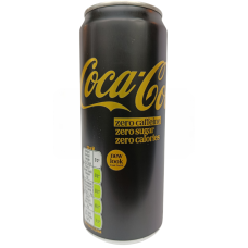 Газований напій без вмісту цукру та кофеїну в жб Coca-Cola 330ml