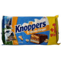 Вафельні батончики Кнопперс ErdnussRiegel Knoppers 6 штук Storck