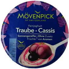 Йогурт зі смаком винограда Movenpick 150g