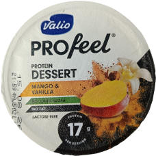 Протеїновий десерт без цукру та лактози зі смаком манго-ваніль Valio 175g
