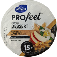 Протеїновий десерт без лактози зі смаком ваніль-яблучний пиріг Valio 175g