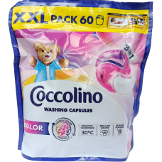 Капсули для прання кольорових речей Coccolino washing capsles 60 шт.