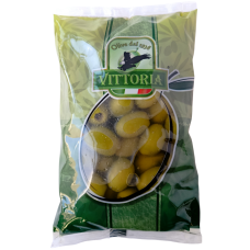 Оливки зелені гіганти без кісточки Vittoria 850g