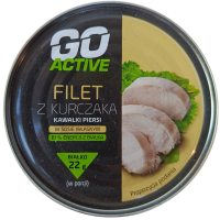Куряче філе у власному соці Filet z Kurczaka Go Active 150g
