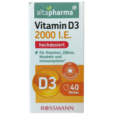 Вітамін D3 2000 Altapharma 40perlen