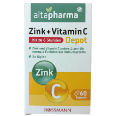 Вітамін C+Цинк Altapharma 60kapseln