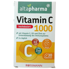 Вітамін C 1000 Altapharma 30tabletten