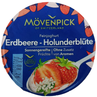 Йогурт зі смаком полуниця-бузина Movenpick 150g