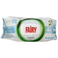 Вологі серветки для прибирання універальні з ароматом жасмина Fairy 100шт