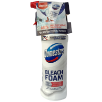 Спрей-піна для миття унітазу та ванної Відбілювання та блиск Domestos 435ml