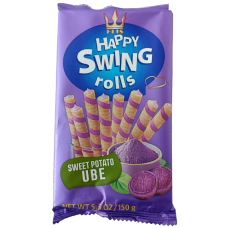 Трубочки вафельні з начинкою з убе Happy Swing Rolls Flis 150g