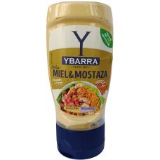 Соус медово-гірчичний без глютену та лактози Miel&Mostaza Ybarra 250ml