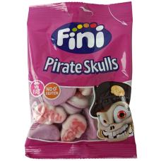 Желейні цукерки без глютену Pirate Skulls Fini 90g