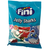 Желейні цукерки без глютену Jelly Sharks Fini 90g