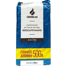 Кава мелена без кофеїну Molido Candelas 500g