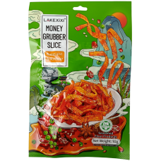 Китайський снек латяо солодко-гострий Money grubber slice Lakexixi 92g