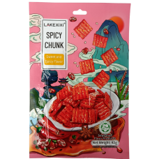 Китайський снек латяо солодко-гострий Spicy chunk Lakexixi 92g
