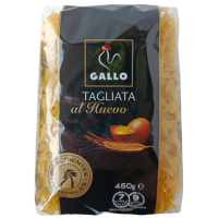 Макарони з твердих сортів пшениці на яєчних жовтках Tagliata al huevo Gallo 450g