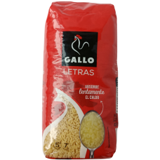 Макарони з твердих сортів пшениці Letras Gallo 450g