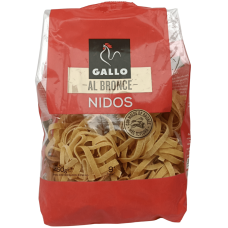 Паста-гнізда з манної пшениці твердих сортів Fettuccine Gallo 450g