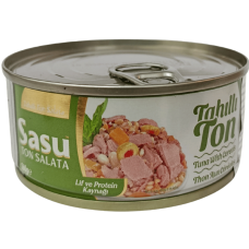 Тунець в соняшниковій олії зі злаками Sasu Ton Salata 160g