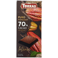 Чорний шоколад 70%  Puro fondant Torras 200 g