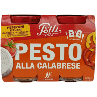 Соус Песто з рікоттою та перцем Pesto Alla Calabrese Polli 2*90g
