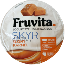 Йогурт зі смаком соленої карамелі Skyr Fruvita 150g