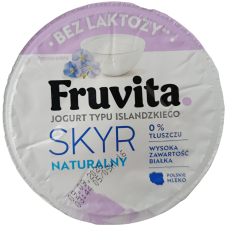 Йогурт без лактози класичний Skyr Fruvita 220g