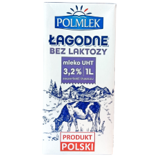 Молоко кров'яче без лактози 3,2% Polmlek 1L