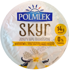 Йогурт з подрібненим стручком ванілі Skyr Polmlek 150g