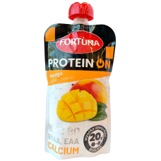 Протеїновий фруктовий мус зі смаком манго, яблука, банана Protein On Fortuna 180g
