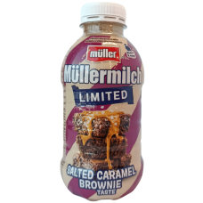 Молочний напій смак солена карамель та брауні Mullermilch 379ml
