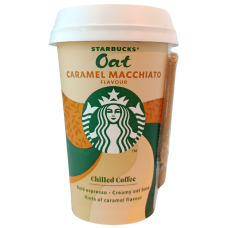Охолоджена кава зі смаком карамелі Oat Caramel Macchiato Based Starbucks 220ml