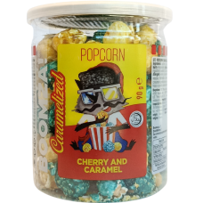 Попкорн карамелізований зі смаком вишні та карамелі Popcorn Boomza Caramelized 90g