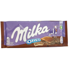 Шоколад молочний з подрібненим печивом Oreo Brownie Milka 100g
