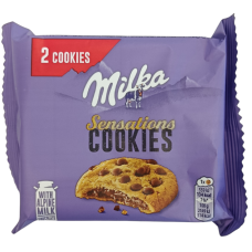 Печиво з рідкою шоколадною начинкою Sensations Cookie Milka 52 g