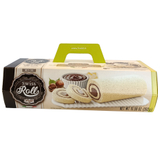 Бісквітний рулет з какао та горіховим кремом Swiss Roll Freddi 300g