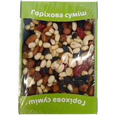 Суміш горіхів, родзинок, журавлини, вяленої вишні Роял 500g
