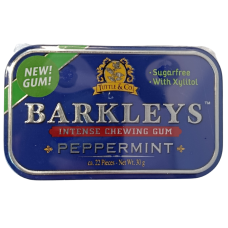 Жувальна гумка зі смаком перцевої м'яти Peppermint Barkleys 30g