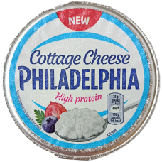 Протеїновий зернистий сир Cottage Cheese Philadelphia 175g