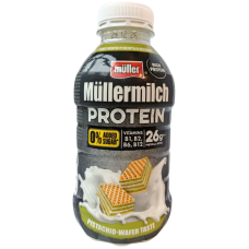Протеїновий молочний напій без цукру зі смаком фісташкових вафель Mullermilch Protein Muller 400ml
