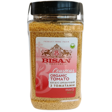 Кускус органічний з томатами Couscous Organic Tomato Bisan 400g