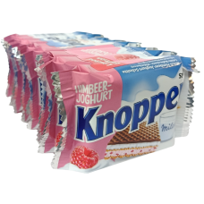 Вафлі Кнопперс з малиновим йогуртом Knoppers Himbeer-Joghurt 8 штук Storck