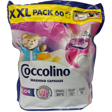 Капсули для прання кольорових речей Coccolino washing capsles 60 шт.