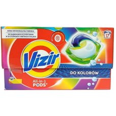 Капсули для прання кольорових рчй 17шт Vizir All in 1 Pods 309,4g